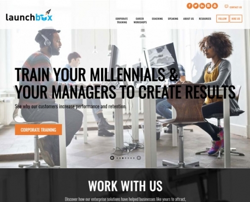 launchbox 365 site redesign