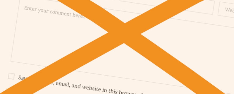 How to remove comments from your wordpress site